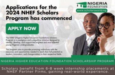 Nigeria Higher Education Foundation-NHEF Scholarship Program