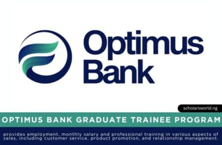 Optimus Bank Graduate Trainee Program