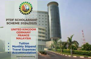 PTDF Scholarship Scheme 2024/2025