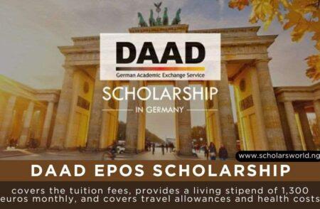 DAAD EPOS Scholarship (Development-Related Courses)