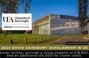 David Sainsbury Scholarship