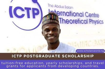 ICTP Postgraduate Scholarship
