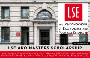 LSE AKO Masters Scholarship