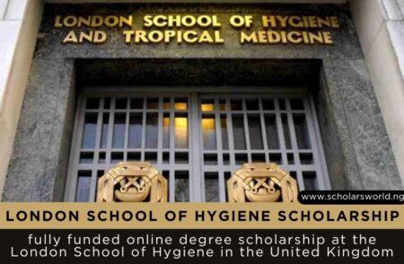 London School of Hygiene First Generation Scholarship