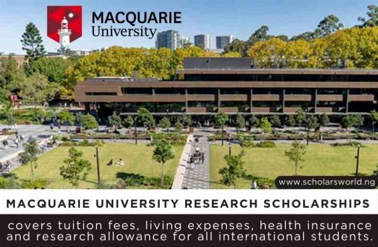 Macquarie University Research Scholarships