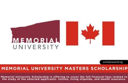 Memorial University Masters Scholarship