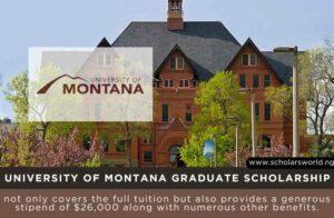 University of Montana Graduate Scholarship