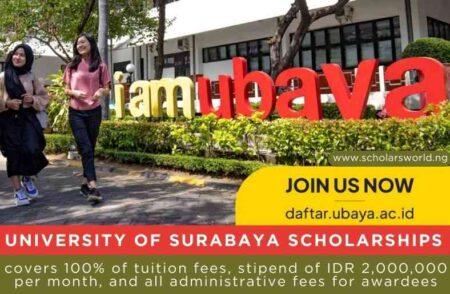 University of Surabaya Scholarships
