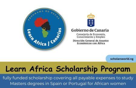 Learn Africa Scholarship