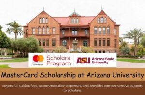 MasterCard Scholarship at Arizona