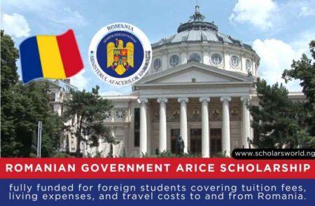 Romanian Government ARICE Scholarship