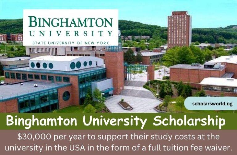 Binghamton University Scholarship 2024: Full Application Guide ...