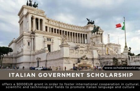 2024 Italian Government Scholarship