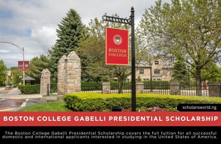 Boston College Gabelli Presidential Scholarship 2026 in USA | Fully Funded Opportunity