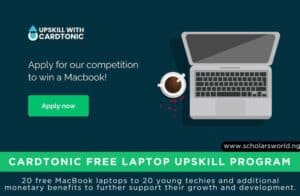 Cardtonic Free Laptop Upskill Program