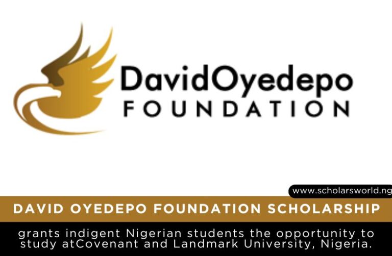 David Oyedepo Foundation Scholarship