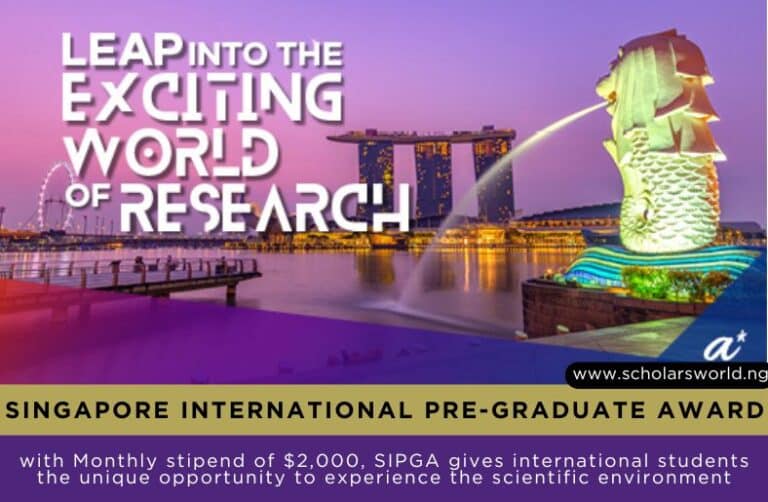 2025 Singapore International Pre-Graduate Award (SIPGA): How To Apply
