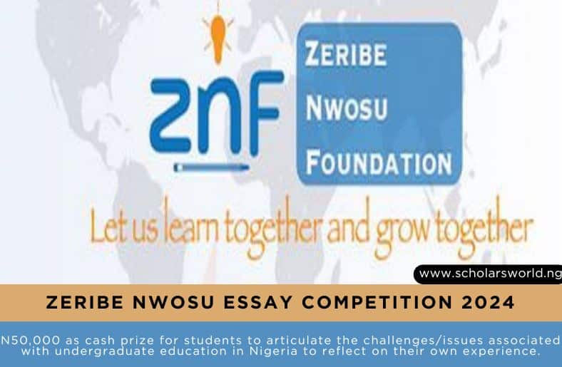 Zeribe Nwosu Essay Competition
