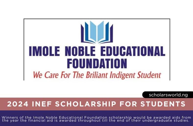 2024 INEF Scholarship for students