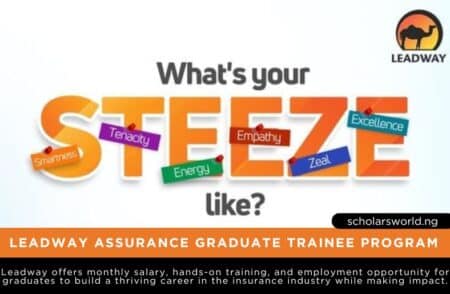 2024 Leadway Assurance Graduate Trainee