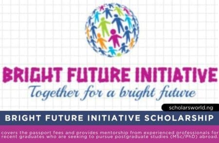 Bright Future Initiative Scholarship