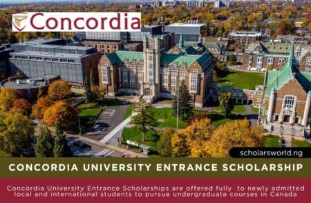 Concordia University Entrance Scholarship