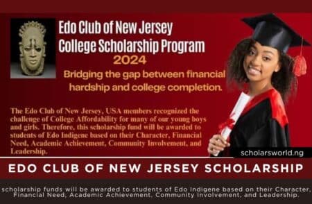 Edo Club of New Jersey Scholarship