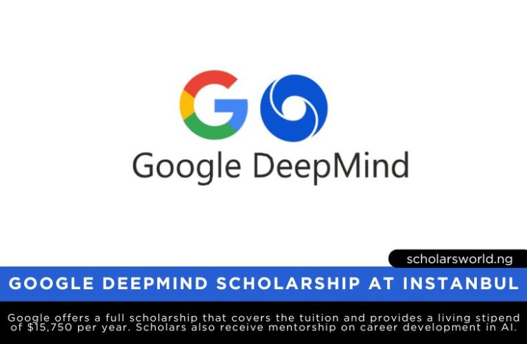 2026 Google DeepMind Scholarship at IIT (Istanbul Technical University): Step-by-Step Guide
