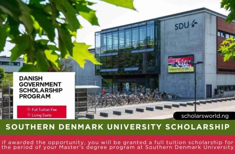 Government of Denmark Scholarship (Southern Denmark University) 2024