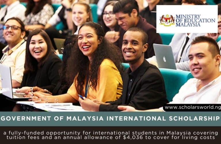 Government of Malaysia International Scholarship