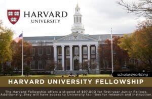 Harvard University Fellowship