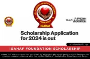IGAHAF Foundation Scholarship