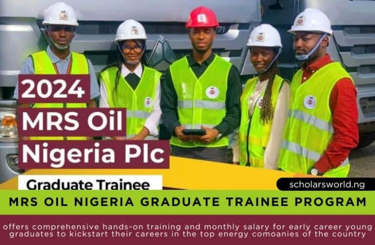 MRS Oil Graduate Trainee Program 2024: How To Apply - Scholars World