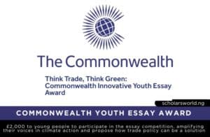Commonwealth Youth Essay Award
