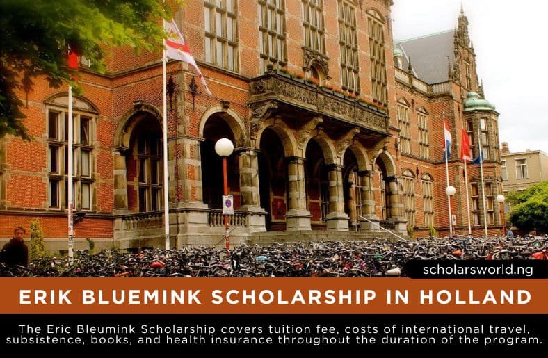 Erik Bluemink Scholarship in Holland
