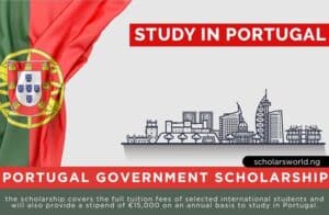 Portugal Government Scholarship