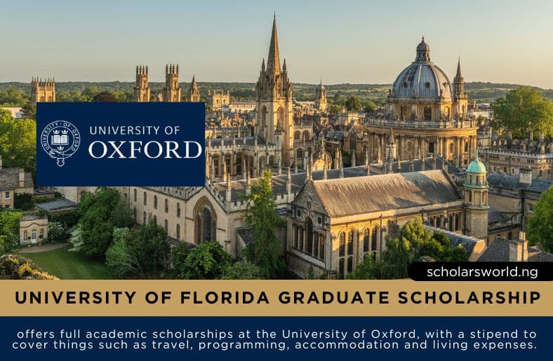 University of Oxford Ellison Scholarship