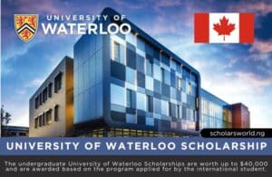 University of Waterloo Scholarship 2024