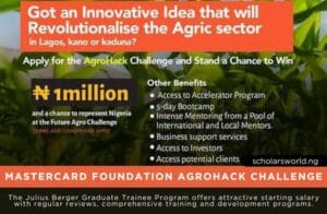 2024 Mastercard Foundation AgroHack Challenge