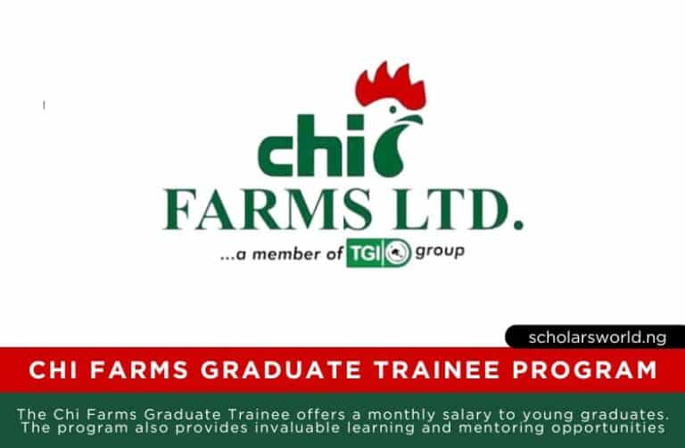 Chi Farms Graduate Trainee Program 2027 For Nigerians: Full Application Guide