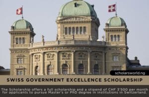 Swiss Government Excellence Scholarship