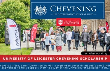 University of Leicester Chevening Scholarship (Chevening Leicester Partner Scholarship)