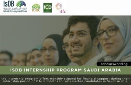 IsDB Internship Saudi Arabia