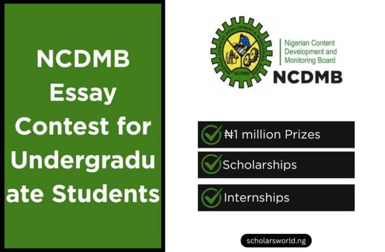 NCDMB Essay Contest for Undergraduate Students: ₦1m Prizes