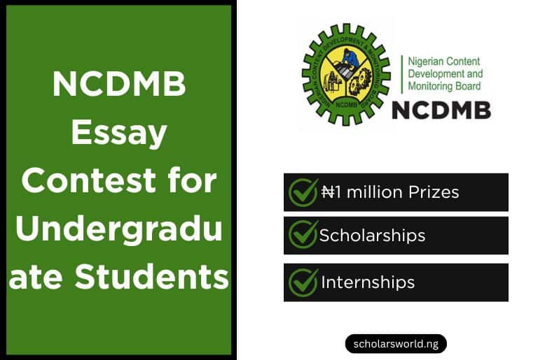 NCDMB Essay Contest for Undergraduate Students