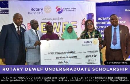 Rotary DEWEF Undergraduate Scholarship