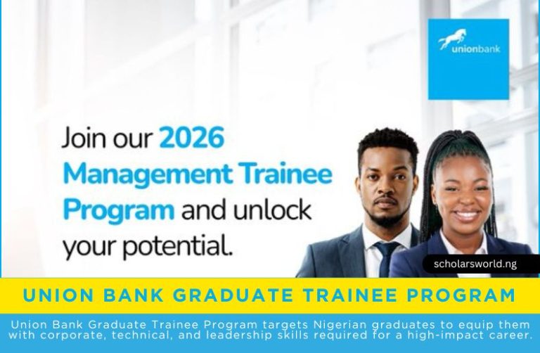 Union Bank Graduate Trainee Program 2026: Nurturing Future Leaders