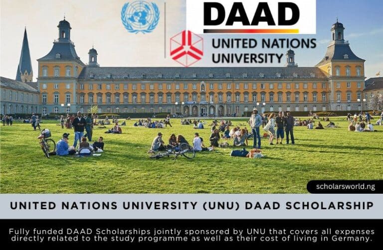 United Nations University DAAD Scholarship 2027: Fully Funded
