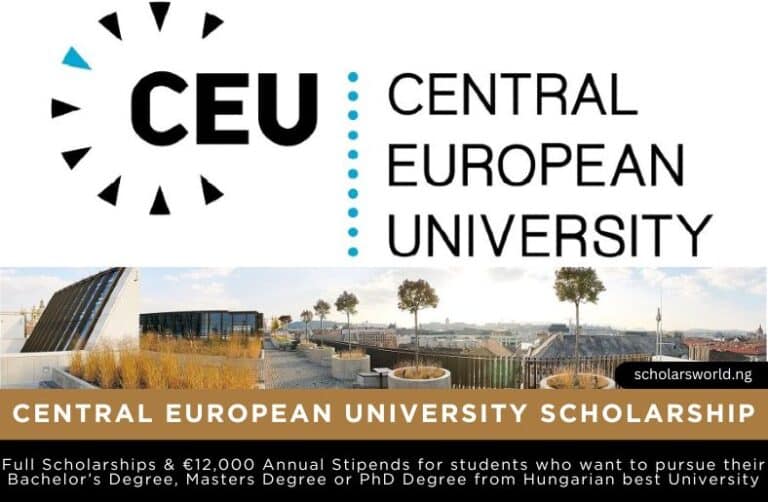 Central European University Scholarships in Hungary 2026: Step-by-Step Process