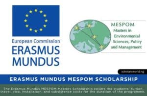 Erasmus Mundus MESPOM Scholarship